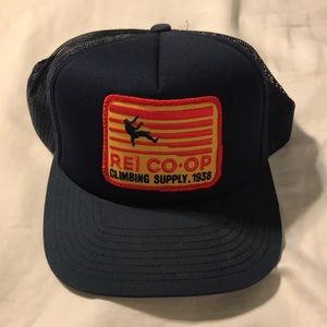 REI climbing trucker hat